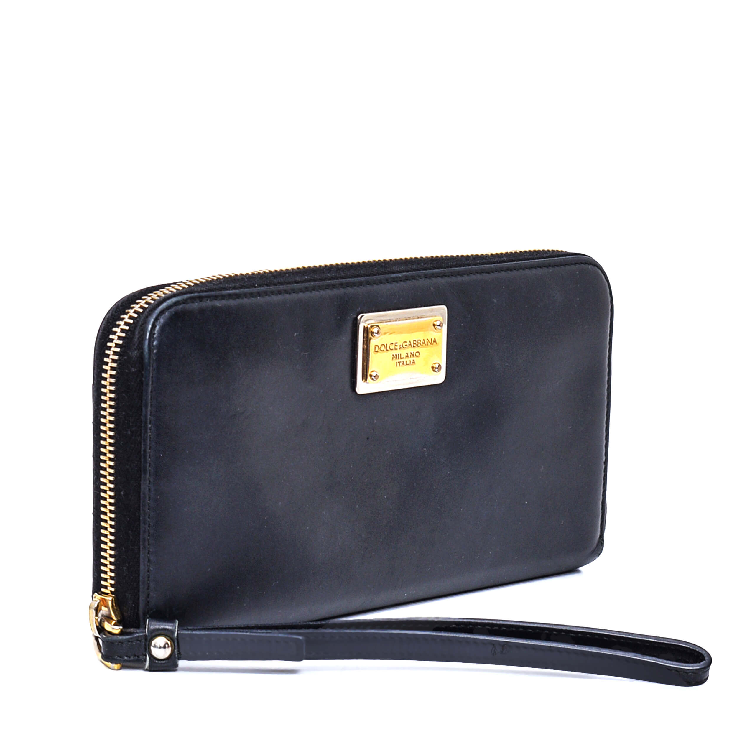 Dolce&Gabbana - Black Box Leather Zippy Wallet